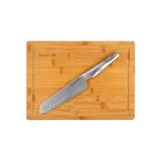 Baccarat iD3 Santoku Knife & Bamboo Chopping Board Set - Robins Kitchen