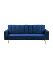 [Levede] 3 Seater Sofa Bed in Blue