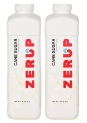 Zerup Zero Sugar / Sugar Free Cane Sugar Syrup ( 1 Litre ) 2 Pack
