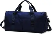 Gym Duffle Bag, Womens Mens Gym Bag, Folding Duffle Bag with Wet Bag and Shoe Compartment, Travel Duffle Bag, Airplane Travel Duffle Bag, Sports Fitness Tote, Swimming Yoga