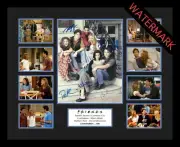 FRIENDS TV SITCOM LIMITED EDITION OF 100 ONLY CAST SIGNED FRAMED MEMORABILIA