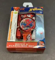 Spider-Man Watch & Flashlight Set – New & Sealed – Perfect Gift for Kids