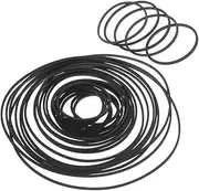 Generic Rubber Cassette Recorder Belts Square Drive Belts for Tape Players Cassette Deck Repair