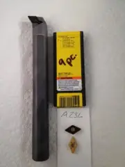 1 NEW 3/4" CARBIDE BORING BAR. E12-SDUCR-3 W/ SANDVIK DCMT 32.52 INSERTS -A236-