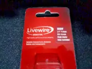 Livewire twin pack adaptors RCA to 1/4" new on card