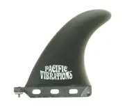 Pacific Vibrations Performer Longboard surfboard Fin 6” Center fiberglass Smoke