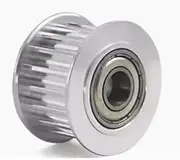1pcs S3 Idler Timing Pulley Aluminum Alloy 15T 16T 18T 20T 22T 25T 24T 26T 28T Teeth Belt Width 6mm Bore 3-10mm(5mm,20 Teeth 1pc)