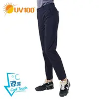在飛比找momo購物網優惠-【UV100】抗UV-Suptex清涼彈性休閒長褲-女 CA
