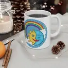 Ceramic Mug, (11oz, 15oz) 11 and 15 oz cups with beautiful design