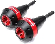 Protector Frames Motorcycle Accessories CNC Frame Sliders Crash Protector for MT07 Tracer 7 GT Tracer 700 GT Crash Pads (Color : Red)