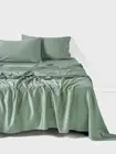 Linen House Surf Wash Sheet Set (Seafoam) - King Single