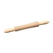 Threaded Rolling Pin Handheld Easy Carrying Cake Pizza Tools Pastry Roller