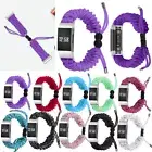 For Fitbit Charge 3 4 Replacement Wristband Adjustable Nylon Braided Band Strap