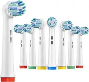 inFein Replacement Toothbrush Heads for Oral-B Braun, 8-Pack Cross Action EB50 Electric Toothbrush Heads, Compatible with Oral-B Pro 1000/3000/7000/8000/9600, Superior Cleaning Bristles