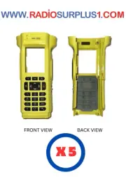 5 x Motorola APX7000XE FKP Housing Front Only - Yellow - PNHN7087