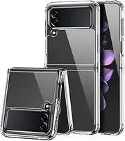 [FORZARMOR] Case for Samsung Galaxy Z Flip 4 5G (6.7 Inch), Transparent Cell Phone, Airbag Shockproof Rugged Shield Clear Cover (for Galaxy Z Flip 4 5G)
