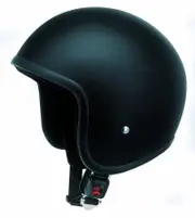 Redbike RB-650, open face helmet , color: Matt-Black , size: M
