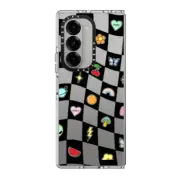 Galaxy Z Fold6 Clear Case Checkered by INKED by Dani