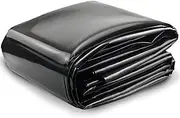 Pond Liner 0.13MM/5Mil Fish Pond Liner Gardens Membrane for Pond Landscaping Streams Fountain and Waterfall, MARXAN Black Pond Tarp Impermeable Underlay(6x9m(19.7x29.5ft))