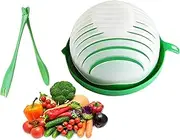 5 in 1 Salad Cutter Bowl | 60 Second Salad | Easy Slicer Chopper Strainer Cutting Board All in One | Strong and Durable| Fruit and Vegetable Cutter | Safe and Non-Toxic Food Grade BPA Free Material