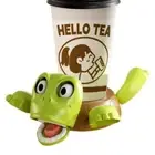 Automatic Eye Opening 3D Printed Turtle Coaster Home Decoration