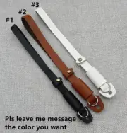 Genuine Leather Handle Belt Grip Wrist Digital Camera Strap For DSLR SLR