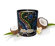 Soldier Bikkie - Coconut and Vanilla Scented Soy Paraffin Candle 40hr Burn