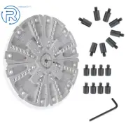 8-1/4" Jumbo Jaws Set Wood Lathe Chucks Turn Bowls Plates W/Hex Key and Grip New