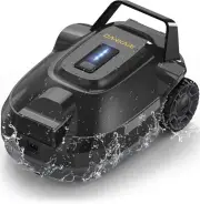 Cordless Pool Robot Vacuum, Robotic Pool Rechargeable Cleaner for Above Ground &