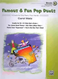 在飛比找三民網路書店優惠-Famous & Fun Pop Duets ─ 6 Due