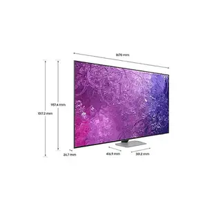 SAMSUNG 三星 QA75QN90CAXXZW 75型 Neo QLED 4K電視 究極黑面板