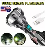 Super Bright 90000lm LED P500 Hunting Torch Flashlight Rechargeable Battery New