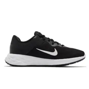 【NIKE 耐吉】NIKE REVOLUTION 6 NN 女運動跑鞋 緩震 黑 KAORACER DC3729003