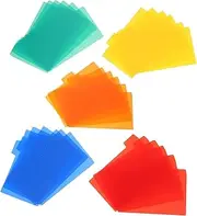 WATIIFUFU 1 Set Index Card Dividers Colored Flashcards with Number Alphabet Stickers for Easy Organization Material for Study Recipes and Office Supplies