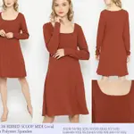 現代連衣裙女士 OLDNAVY OND138 RIB SCOOP MIDI 連衣裙