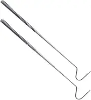 BESPORTBLE 2-Piece Reptile Snake Catcher Grabber Hooks 71cm Extendable Snake Catching Tool for Small Snakes Safe Portable Reptile Handling Non-Slip Grip
