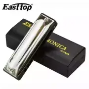 EASTTOP T002 10 Holes 20 Tones Blues Harmonica Key A C G Harp Diatonic Harmonica