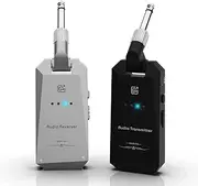 Balee 5.8GHz Wireless Guitar System Wireless Guitar Transmitter Receiver Set 4 Channels for Electric Guitar Bass