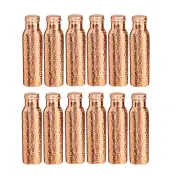 Pure Copper Hammered Finish Water Bottle 32 Oz Pack of 12 Bottles Drinkware Gift