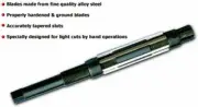 EXPANDING ADJUSTABLE HAND REAMER H11 - 15/16" - 1.1/16 " / 23.8 - 27 MM