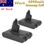 2Pcs 21.6V 4.8Ah Li-ion Battery for Dyson Vacuum V6 DC58 DC59 DC61 DC62 DC72