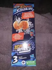 Nerf Super Soaker Hydro Balls 3-Pack Reusable Water-Filled Balls