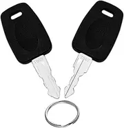 [DHEISHA] TSA007 TSA002 Master Luggage Keys, Set of 2 Keys with Keyring, Universal Emergency TSA 007 002 Keys for Combination Password Locks and Backpacks TSA Locks