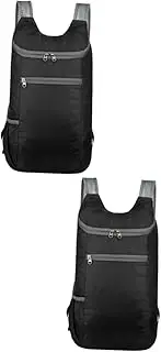 2pcs Foldable Backpack Travel Bags for Men Toiletry Bag for Men Traveling Travel Kit for Men Waterproof Travel Backpack Hiking Bag Mens Man Day Bag Polyester Lightweight/151