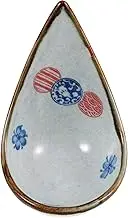 CALLARON Ceramic Sushi Dish Seasoning Saucer Ceramic Plate Japanese Style Plate Table Trays for Eating Soy Dipping Bowl Mini Spice Containers Dining Table Seasoning Dish Ceramics