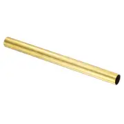 H62 Brass Round Tube, 16mm OD 0.5mm Wall Thickness 200mm Length Pipe Tubing