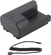 Type C to NP FZ100 Dummy Battery, NP FZ100 Dummy Battery Power Adapter, USB C Power Cable for A7M4 M3 S3 C2 R4 R5 FX3 ZVE1