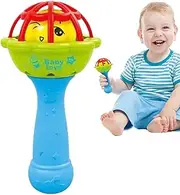 Shaker Toy,Small Teething Toys Toddler Rattles - Hand Grab Sensory Shaker, Rattle Teether Toy, Multifunctional Babies Maracas for Christmas Birthdays