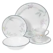 New Corelle Impressions 20-Piece Dinnerware Set Service for 4 Pink Trio 6017655
