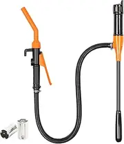 Car Fluid Transfer Pump | Electric Oil Water Transfer Siphon Suction Extractor Pump,Portable Handheld Battery-Operated Pump for Filling Up or Emptying Generators, Lawn Mowers